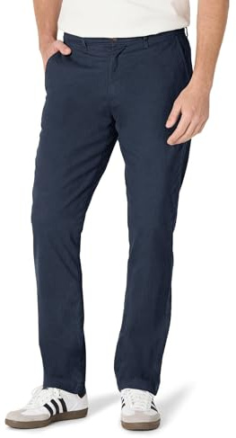Amazon Essentials Men's Athletic-Fit Washed Comfort Stretch Chino Trousers