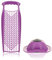 Börner Reibe PowerLine + Fruchthalter (2er Set) • Raspel grob & fein • Küchenreibe für Gemüse, Obst, Käse & Schokolade • Multi Gemüsereibe, Gemüsehobel, Käsereibe • Farbe: Violett