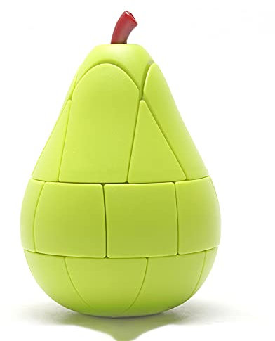 Yealvin 3D Obst Würfel 3×3 Birne Magie Geschwindigkeit Würfel Kinder Pädagogisches Spielzeug Puzzle Würfel Gehirn Teaser