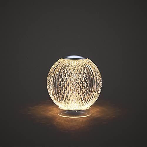 AGM Schreibtischlampe, wiederaufladbar, modern, für Schlafzimmer, Wohnzimmer, Esszimmer, Büro, Restaurant, Durchmesser 9 cm