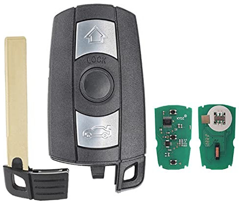 Télécommande Clé Intelligente pour BMW CAS3 Système 1/3/5/7 Series X5 X6 Z4 433MHz PCF7941 Chip Optional.