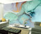 XAONUO Marbre Fond D'Écran 3D Mural Couleur Texture Marbre 300X200Cm Papier Peint Intissé Tapisserie Murales Panoramique 3D Mur De Fond Tv Papier Peint Poster Murales