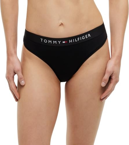 Tommy Hilfiger Women Original Logo Thong, Navy