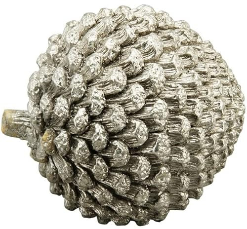 Sneaker Exner Deko Pinien Zapfen von Exner Silber Shabby Chic, 14 x 13 x13