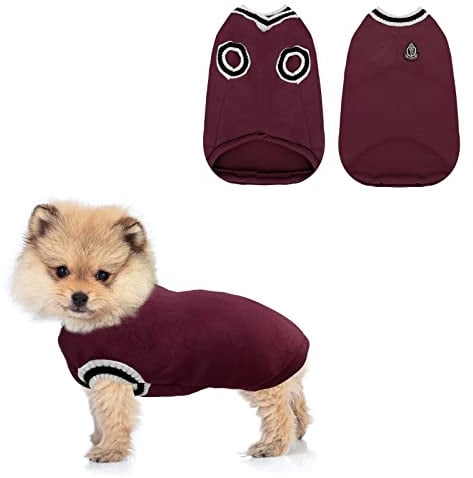 Hundepullover Winter Hundemäntel Hundekleidung Weich Warmer Hunde Pullover Hund Katzen Gestrickt Haustier Kostüm Jacke Weste Outfit für Kaltes Wetter Kleine Mittlere Große Hunde Welpen Innen Außen