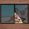 Fliegengitter Für Dachfenster 120 x 200 cm Fliegengitter Fenster Kein Bohren Kinderleichte Montage Fenster-Fliegengitter Für Alle Fenster Bis, Schwarz