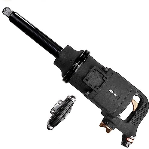 EMAX Air Impact Wrench - 1 Drive Pneumatic Mechanic Tool with 1,400 ft lbs Max Torque & 3,500 RPM - EATIWH1S1P