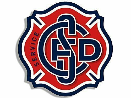WildeBabsKLBT 11cm Hochwertiger Auto-Aufkleber Sticker Decal Autoaufkleber Aufkleber-Folie Wetterfest Silver Creek Fire Department Dept. Feuerwehr F1871