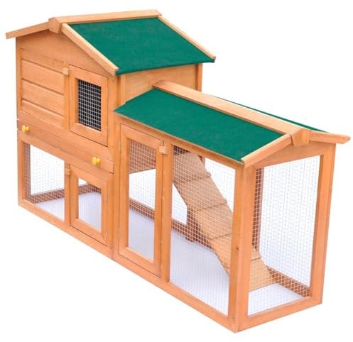 ARKEM Kaninchenstall Groß Holz Kaninchenstall DraußEn Winterfest HasenkäFig