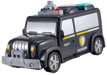 NAMOARLY 1 Satz Sparschwein sicheres Spielzeug Kinderspielzeug Passwort Cash Truck Sparkasse Autos Spielzeug Spielzeuge Cash-Auto Spardosen Geld Rollen Sparbüchse Abs Weiß