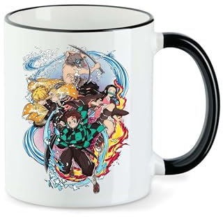 T-Nerds - Nichirin Blade Demon Hunter - Tasse Mug Kaffeetasse Teetasse - Schwarz