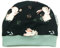 Kleine Könige Mütze Baby Mädchen Beanie · Modell Hase Häschen Heidi schwarz, Mint · Ökotex 100 Zertifiziert · Größe 62/68