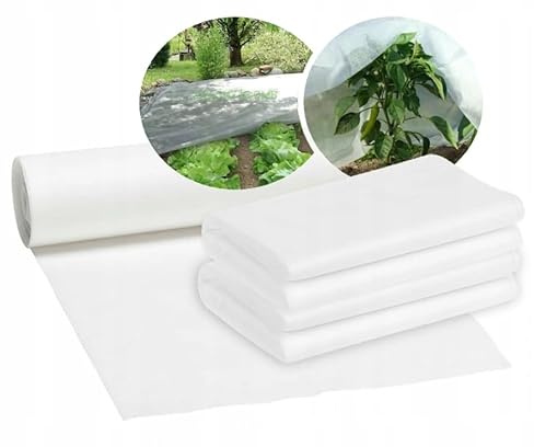 F & R Gartenvlies zur Abdeckung von Gemüsebeeten 21 g/m² I Gartenvlies wasserdurchlässig I Pflanzenvlies I Frostschutz Pflanzen Winter I Vlies Frostschutz I Pflanzenschutzfolie I 2,1 m x 100 m