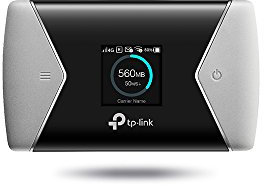 (Ricondizionato) TP-Link M7650 Mobile Router Hotspot Portatile, Wi-Fi Dual-Band AC1200Mbps, 4G+ LTE Cat11 600Mbps, SIM Card, SD Card fino a 32G, Display a Colori, Durata fino a 15 ore
