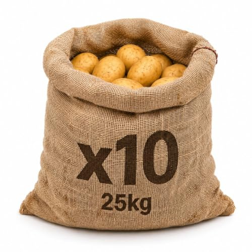 Hessian Potato Sacks Holds 25kg 10 Sacks
