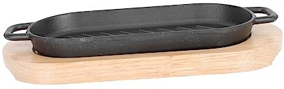 CONGARTENO Plato Para Pescado Parrilla Sarten Grill Sarten Sartén Plancha Bandeja Asar Antiadherente Resistente