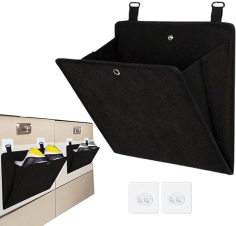 Organisateur De Chaussures Sur La Porte - Porte-Chaussures Étanche pour Camping-Car à Fixer Derrière la Porte - Tissu Imperméable - Porte-Bottes Portable pour Placard, Sneakers, Camping-Car et Apparte