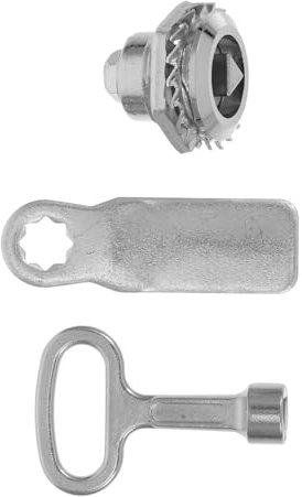 Lurrose Serratura Cilindrica Ad Ala Per Armadi Distribuzione Scatole Elettriche e Armadi Antincendio Installazione Intuitiva Senza Attrezzi Design Elegante