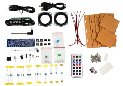 Milageto Radio DIY Kit Radio Assemble Set Soldering Learning Teaching Mini Spaker Unit Electronic Parts Build Your Own Electronic