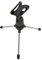 Desktop Tripod Microphone Stand, Desktop Microphone Tripod Stand Mic Holder Bracket Adjustable Table Holder with Mic
