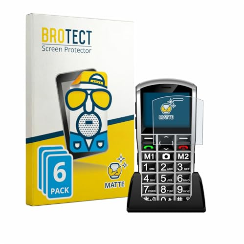 BROTECT Entspiegelungs-Schutzfolie für Artfone A400 Pro 4G (6 Stück) Matte Displayschutz-Folie, Anti-Reflex, Anti-Fingerprint
