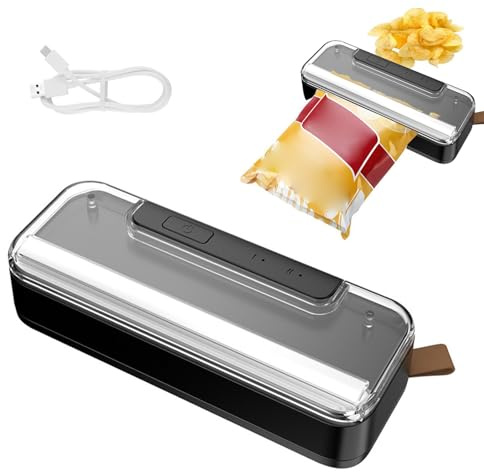 Mini Sigillatrice per Sacchetti,2 in 1 Sigillatore Termico per Sigilla Sacchetti,Macchina Termica Portatile,2 in 1 Sigilla Sacchetti con Taglierina,per Sacchetti di Plastica e Snack
