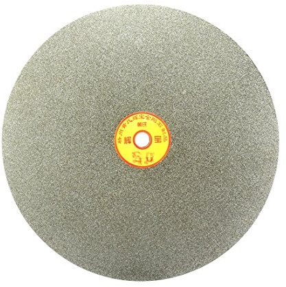 Sourcingmap 250mm 10-inch Grit 60 Diamond Coated Flat Lap Disk Wheel Grinding Sanding Disc