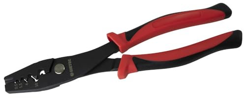 WETEC Handpresszange, für Aderendhülsen, 0,5-16 mm², Dornpressung (Zange Presszange Dornpresszange Crimpzange Preßzange Kerbzange Kerbpresszange Ovalpresszange Rollpresszange Sechskantpresszange)