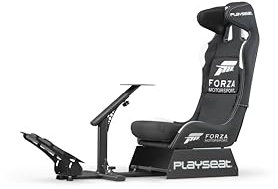 Playseat Evolution Pro Hochwertiges Sim Racing Cockpit | Frei Verstellbar | Unterstützt Direct Drive | Mit allen Lenkrädern und Pedalen kompatibel | Für PC & Konsole | Forza Motorsport Edition