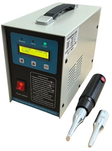 Dual-Probe Ultrasonic Spot Welder for Manure Belts/Plastic Fabrics/Soundproof Cotton - 110V Adjustable Frequency & High-Precision Welding Machine