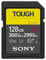 Sony 128GB SF-G series TOUGH specification UHS-II U3 V90 SDHC Digital Memory Card Card - Read 300MB/s Write 299MB/s SF-G128T