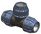 Elysee PP-Fittings 32mm Klemmkupplungen, Winkel, T-Stück, PE-Rohr, Reuduzierungen, Kupplung, Endstopfen, Trinkwasserzertifiziert, DVGW, Größe: T-Stück 32 x 32 x 32