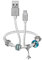 SBS Typ C USB Kabel mit Armband - 39 cm langes Ladekabel mit 2.0 USB & USB C Anschluss - Ideal für MacBook, Macbook Pro, Notebook