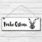 Frohe Ostern - Holz Dekoschild Türschild Wandschild aus Holz 10x30cm - Holzdeko Holzbild Deko Schild