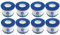 WYWZDQ VI Ersatz Filterkartusche Für Pool, VI Filter Ersatzfilter Für Lay-Z-Spa,für Flowclear Pool Filter, Für VI Filter, Für Monaco. Größe 6-58323. (8 Stück)