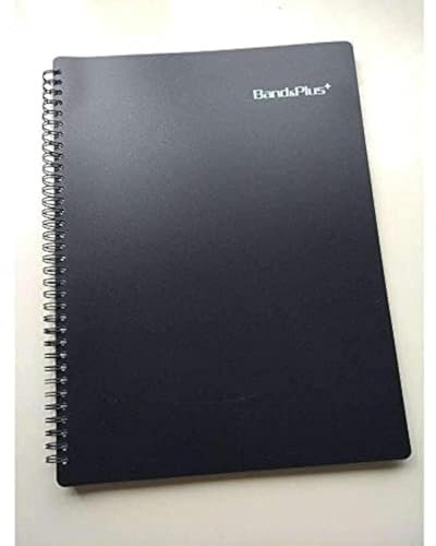 Plus File Non-Reflective Music Folder (Black, 40-Pocket)