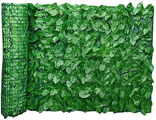 Künstliche Hecke Künstliche Efeu Garten Sichtschutz Blickschutz Sichtschutz Efeu Gefälschte Pflanzen, die Weinblattzaunnetz hängen Starkes lichtbeständiges Sichtschutzzaun-Screening Gartenwanddek