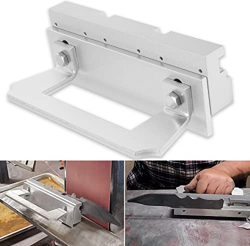 Magnetic Bevel Jig for knife making, for making knives, including circles, squares and other irregular shapes
