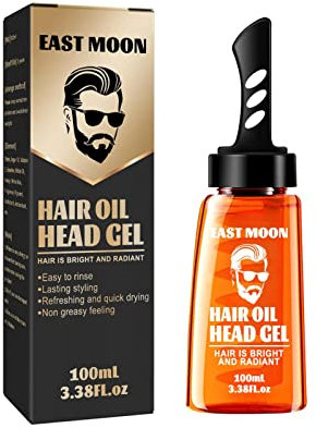 Haargel Mit Kamm, Styling Gel, Starker Halt Haarwachs, 2-in-1 Hair Wax Gel with Comb, Hair Styling Cream, Friseursalon, Haarstylingcreme Für Deinen Perfekten Look