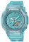 Casio Unisex Quartz Armbanduhr, 42.80mm GehäusegröÃŸe mit blau analog Zifferblatt und blau Plastic/Resin Bracelet Armband GMA-S2100SK-2AER