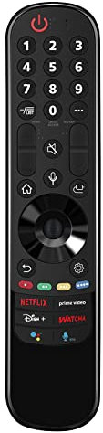 AULCMEET MR21GC Fernbedienung Ersetzen Passend für 2021 LG Smart TVs QNED99, QNED90 Series, NANO99, NANO90, NANO85, NANO80, NANO75 Series, 2021 UHD TVs UP80, UP75 Series-NO NFC