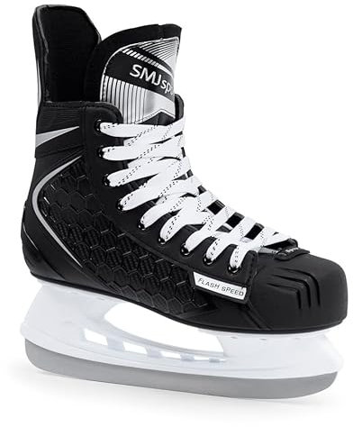 SMJ Vermont Herren Hockey Schlittschuhe Eislaufschuhe Hockeyschlittschuhe Eishockey | Größen: 42, 43, 44, 45, 46, 47 (44)