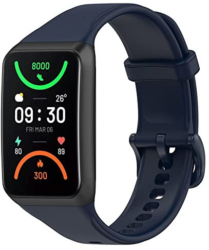 Correa Deportiva de Silicona para Oppo Band 2 - Tacto suave, Impermeable y Resistente (Azul Oscuro)