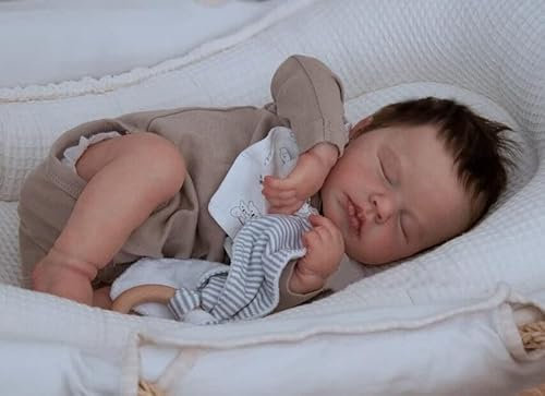 Zero pam Reborn Baby Vollsilikon Lebensecht Junge 50 cm Waschbare BabyPuppen Wie Echtes Baby Silikon Baby Echt Aussehende Babypuppen