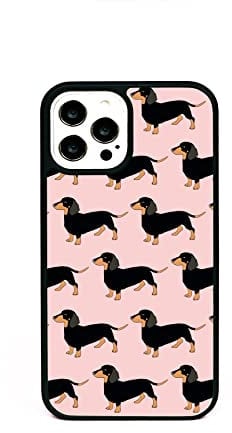 Sausage Dogs Dachshund Dog Pattern Phone Case/Cover Compatible with iPhone 11 Rubber