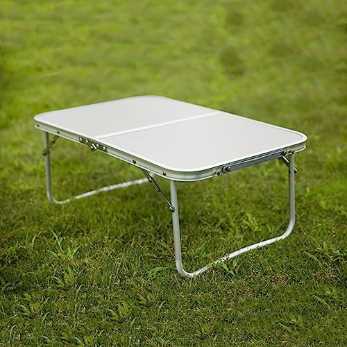 Table de camping pliante en aluminium, petite table pliable légère pour extérieur, intérieur, pique-nique, cuisine, plage, pêche, jardin, barbecue
