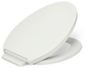 KOHLER 26801-NY K-26801-NY Impro ReadyLatch Quiet Close Elongated Toilet Seat, Dune