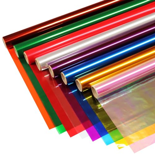 SYOGUA Rouleaux de cellophane 8 couleurs