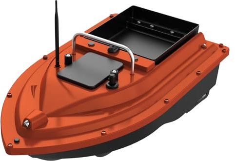 LIXADA Bateau d'appâts de pêche GPS avec Grand conteneur d'appâts Bateau d'appâts Automatique avec portée à Distance de 400 à 500 m