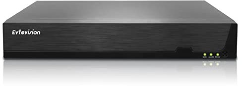 Evtevision DVR 8CH 5MP Lite pour CVI/CVBS/AHD/TVI, H.265+ DVR Vidéo Surveillance Enregistreur Vidéo avec Détection de Personne/Véhicule, Numérique H.265+ Alerte par e-Mail, Accès à Distance